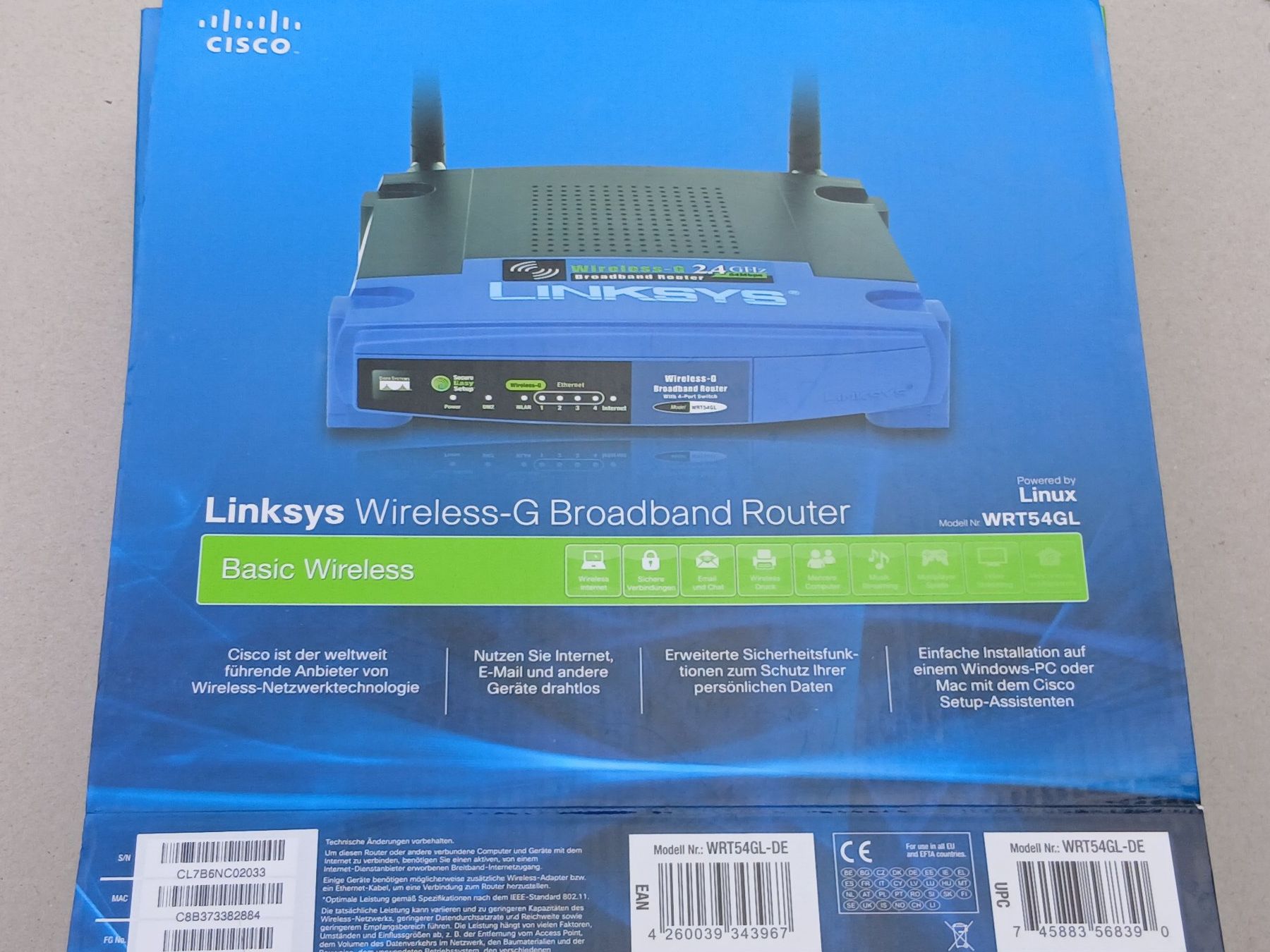 Linksys Modem & Router: WLAN Router Linksys (Cisco) WRT54GL – Usato da Auswil venduto da Rudi60 3