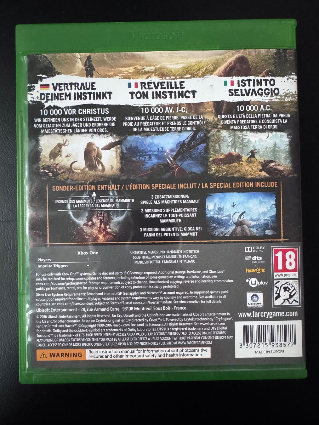 Microsoft Giochi: Farcry Primal Xbox One Special Edition – Usato da Wolfhausen venduto da ResalePoint 1