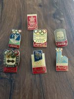 7 Stk. Coca Cola Pin Olympia (No 1)