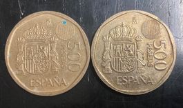 500 Pesetas Münzen
