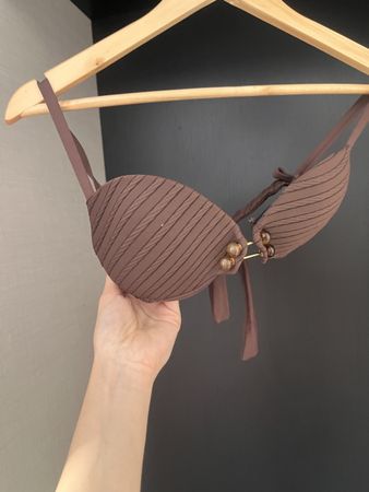 Calzedonia Alessandra bikini cioccolato con dettagli gioiell