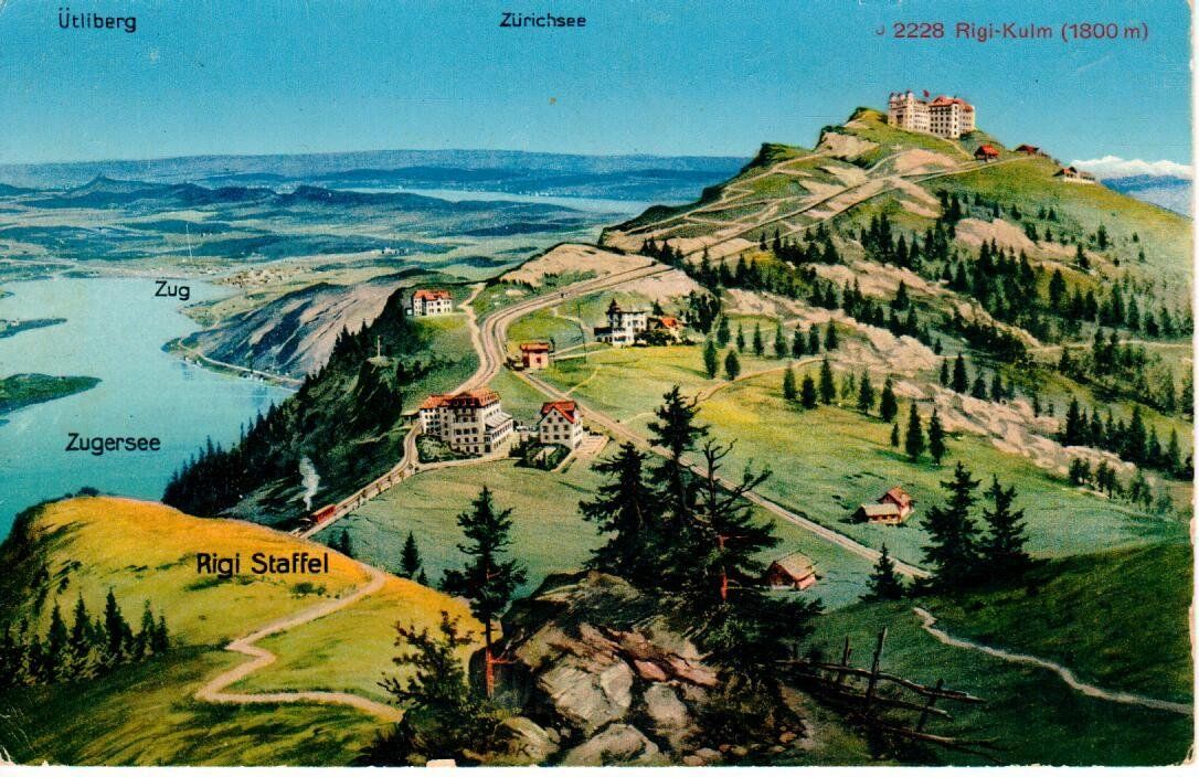 Cartoline postali: Rigi – Usato da Wolhusen venduto da Curver9