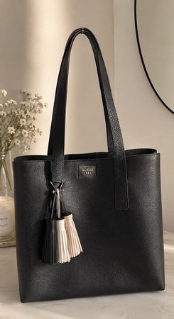 Guess Handtasche schwarz shopper