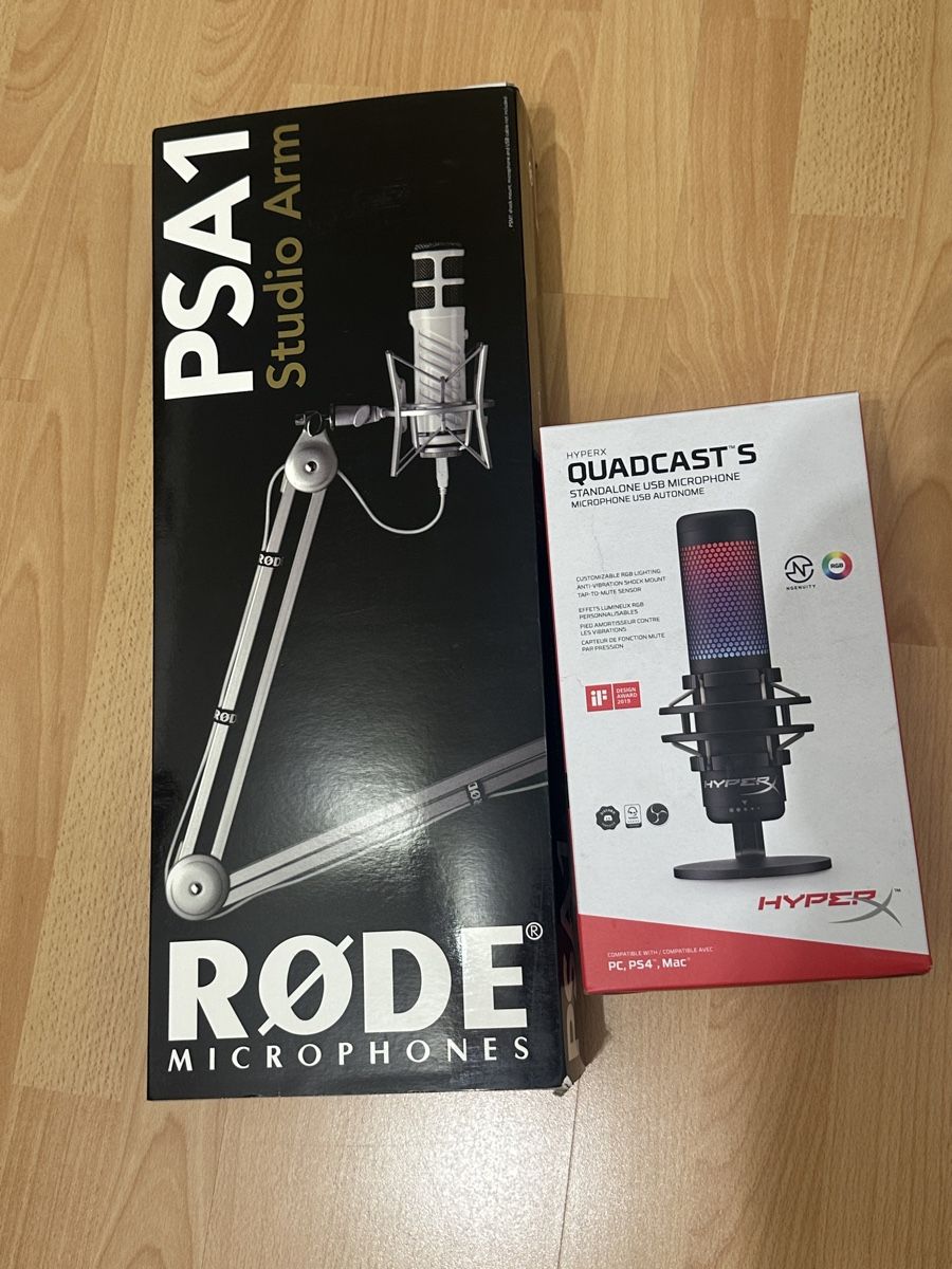 Mikrofone: Studio Mikrofon & Studio Arm – Gebraucht aus Wünnewil von riisig