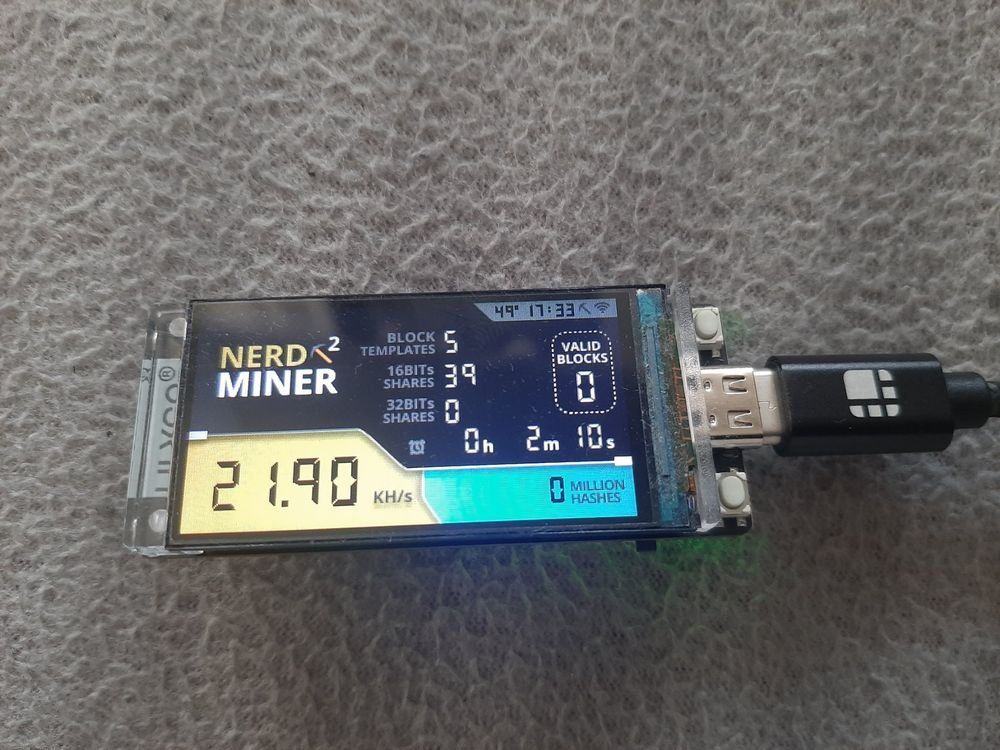 Coin Miner: 5er Pack Nerdminer T-Display-S3 Not Solder Version – Nuovo e nell'imballaggio originale da Thalwil venduto da CinthyaRodri 4