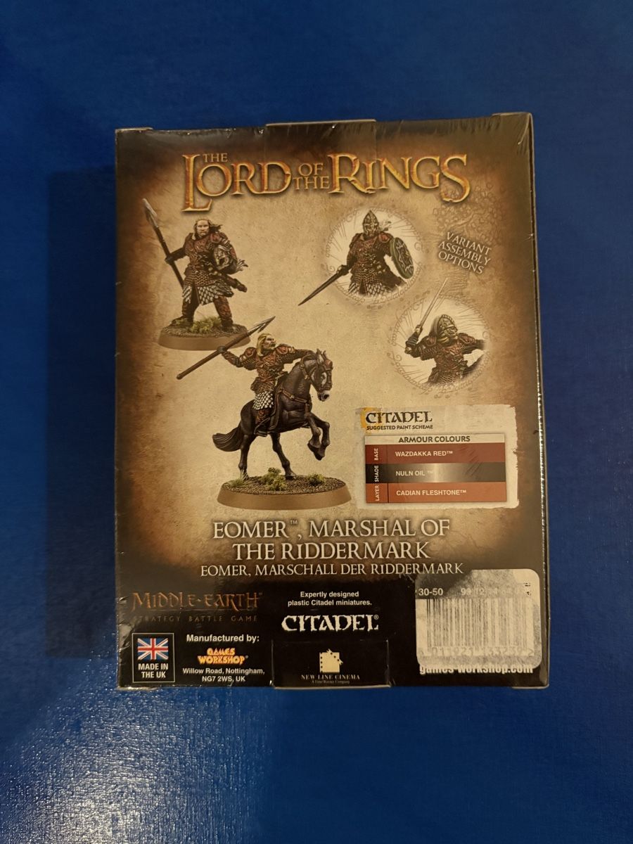 Giochi: Games Workshop Eomer Marschall der Riddermark neu OVP – Nuovo e nell'imballaggio originale da Mühlethurnen venduto da Guefi0 1