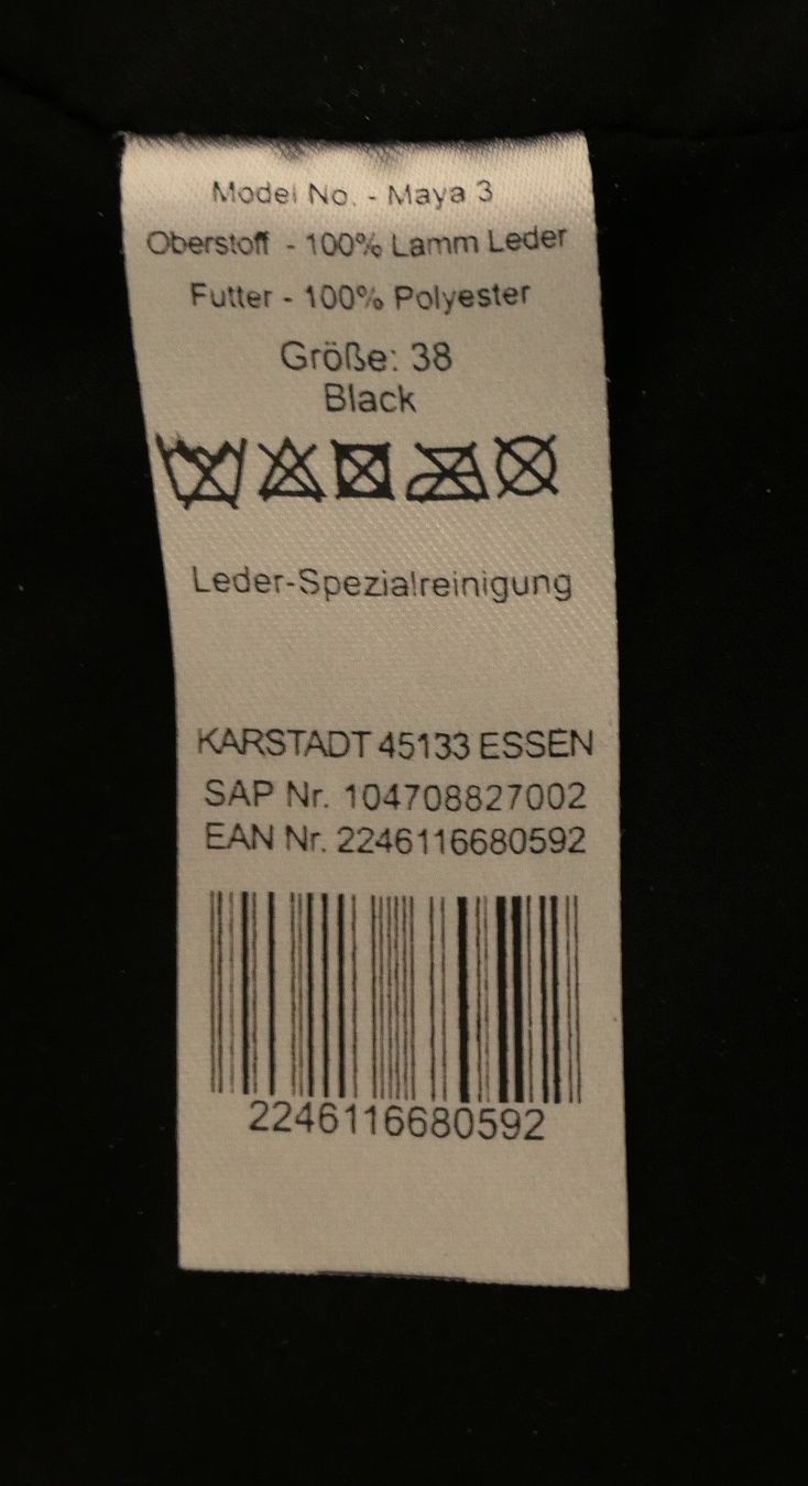 Giacche: Lederjacke SHE – Usato da Reinach BL venduto da vep01 4