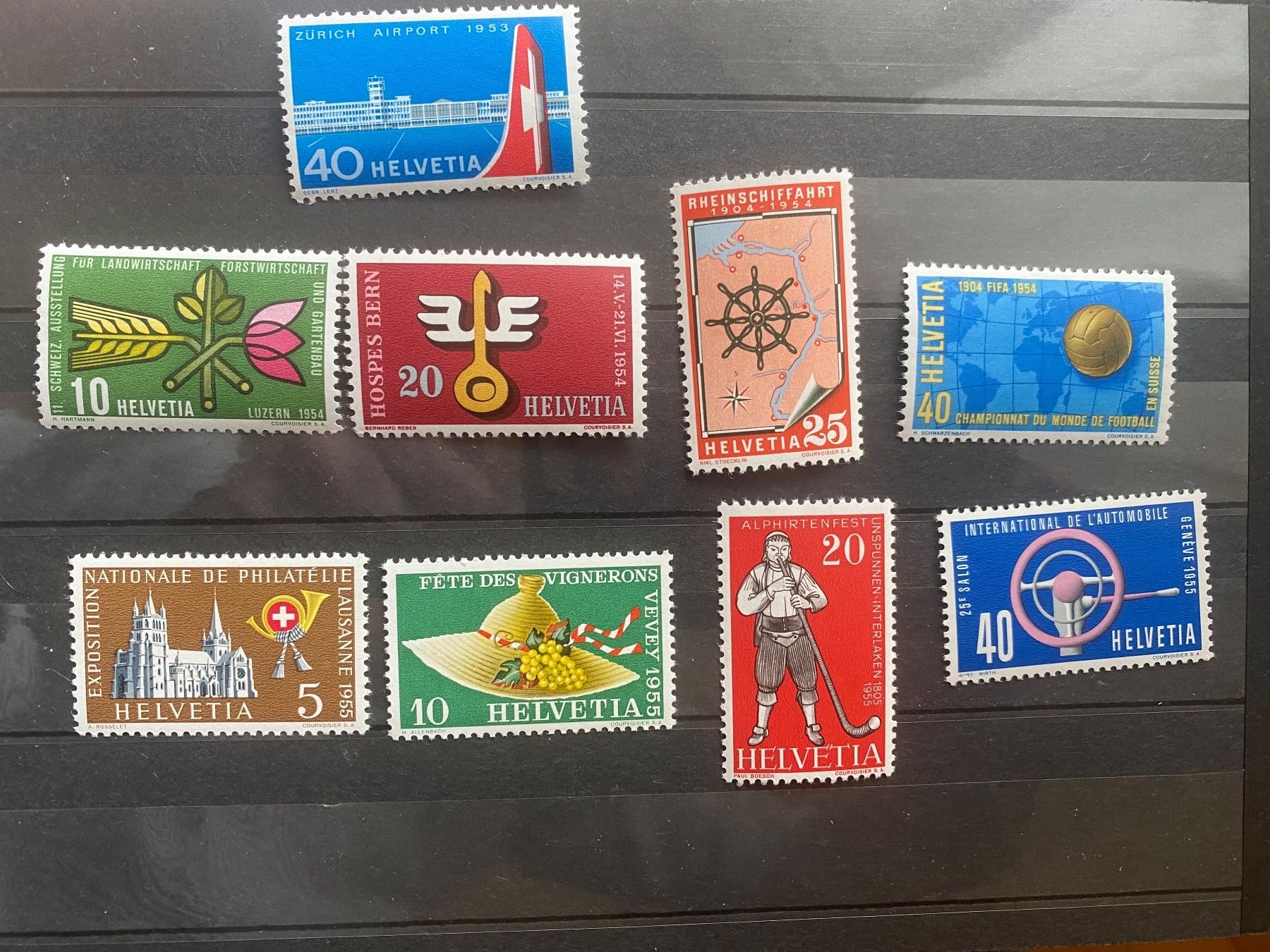 Alle Briefmarken: Lot 13, postfrisch – Gebraucht aus Aarau von hilde47