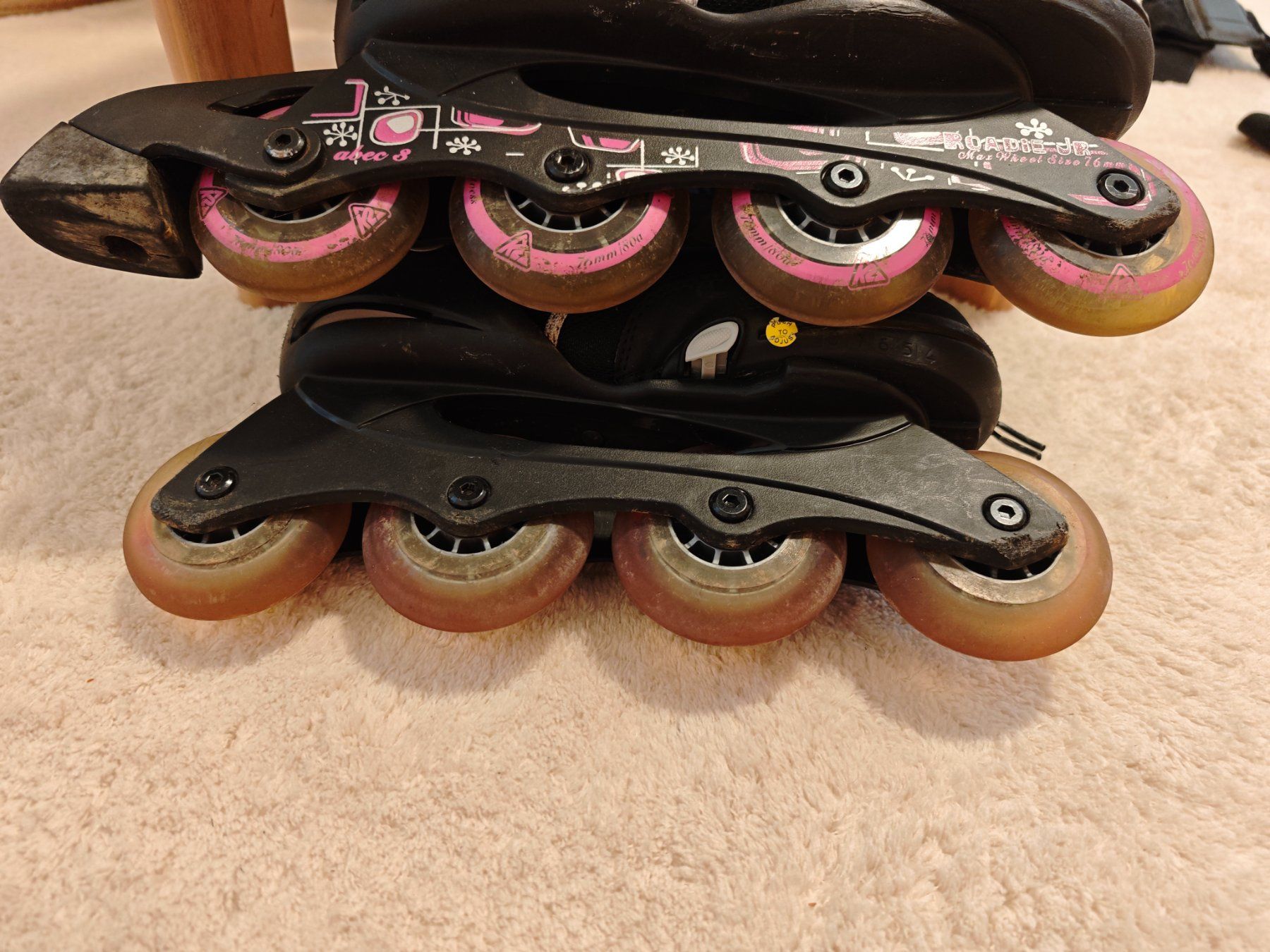 K2 Inline-Skating & Rollschuhe: K2 Inline Skates Grösse 35-40 Junior Mädchen Protektorenset – Gebraucht aus Gunzgen von 0Aurin0 3