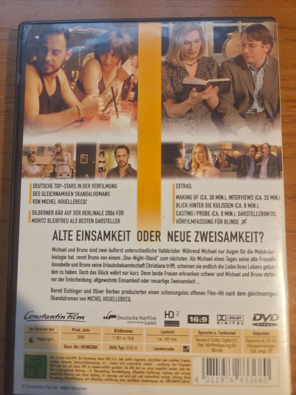 Alle DVDs: Elementarteilchen | Moritz Bleibtreu | Christian Ulmen | DVD – Gebraucht aus Aldesago von lusuardi 2