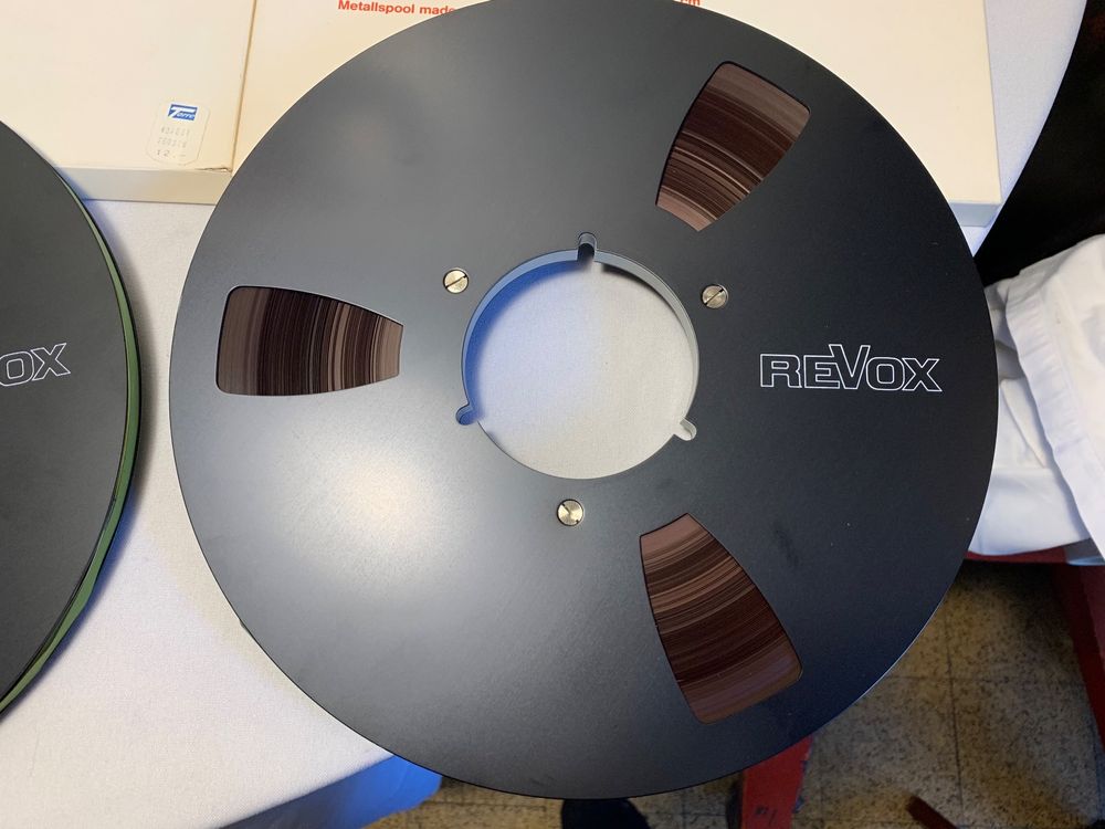 Façade Avant Métal Pour Magnétophone Revox A77 - Bel État
