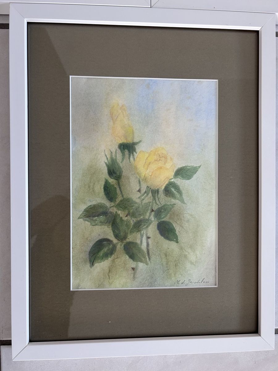 Dipinti: 5 Aquarellbilder / Malerei Blumen – Usato da Solothurn venduto da dbmd333 5