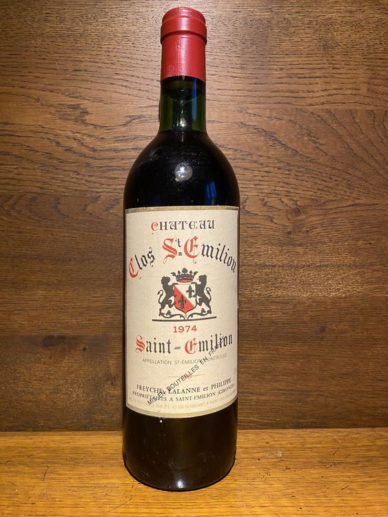 Château Clos St Émilion 1974, Saint Émilion (Neu und originalverpackt ...