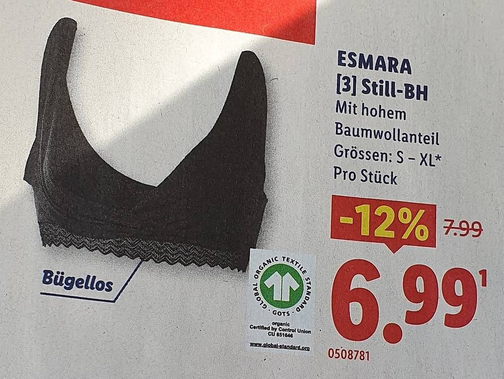 Sonstige Unterwäsche: 2 Still BHs, neu Gr L – Gebraucht aus Untereggen von atombesen007 1