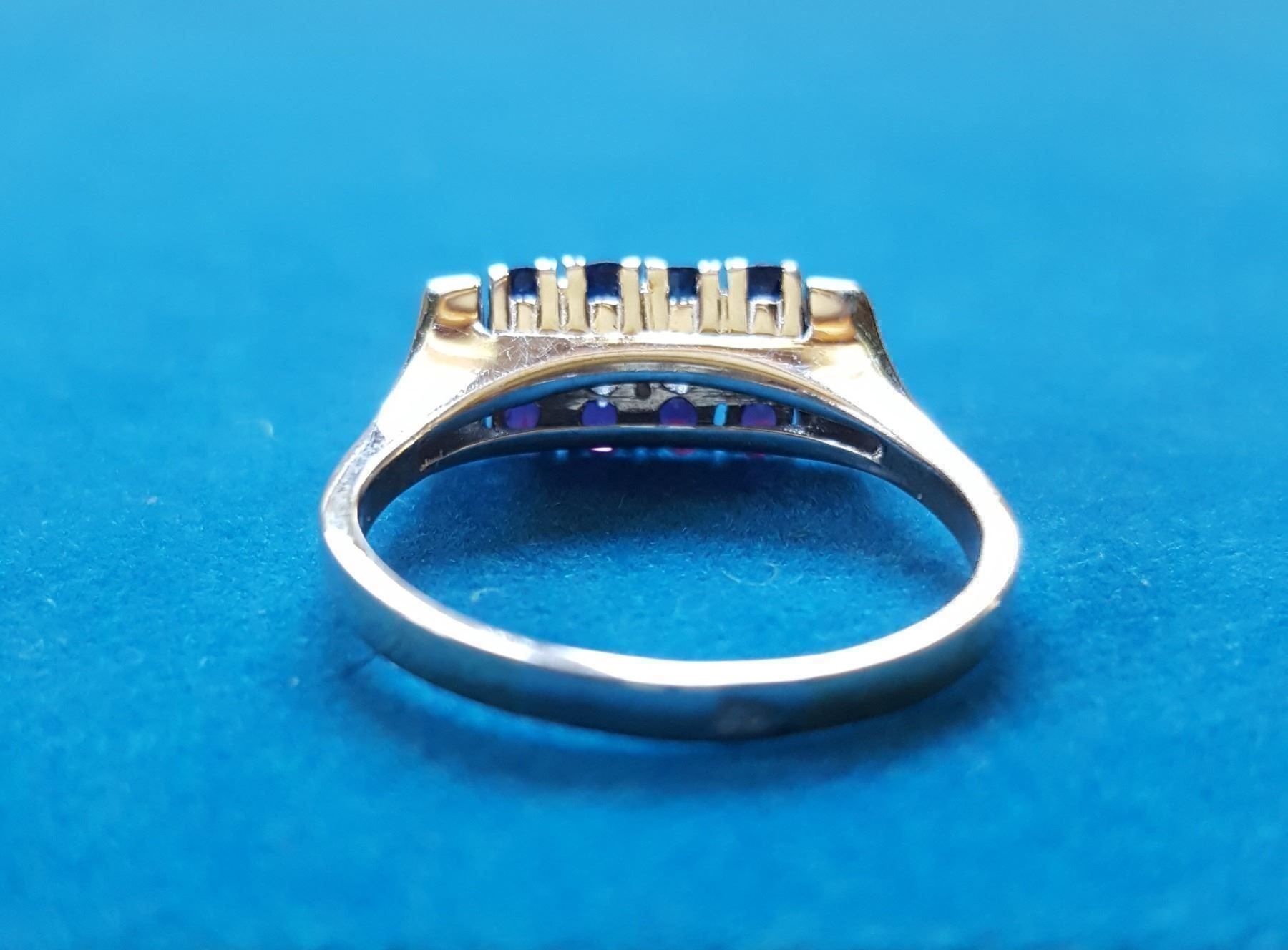 Anelli: 750 Gold Ring Brillanten/Rubine/Saphire – Usato da Wald ZH venduto da Aniade 4