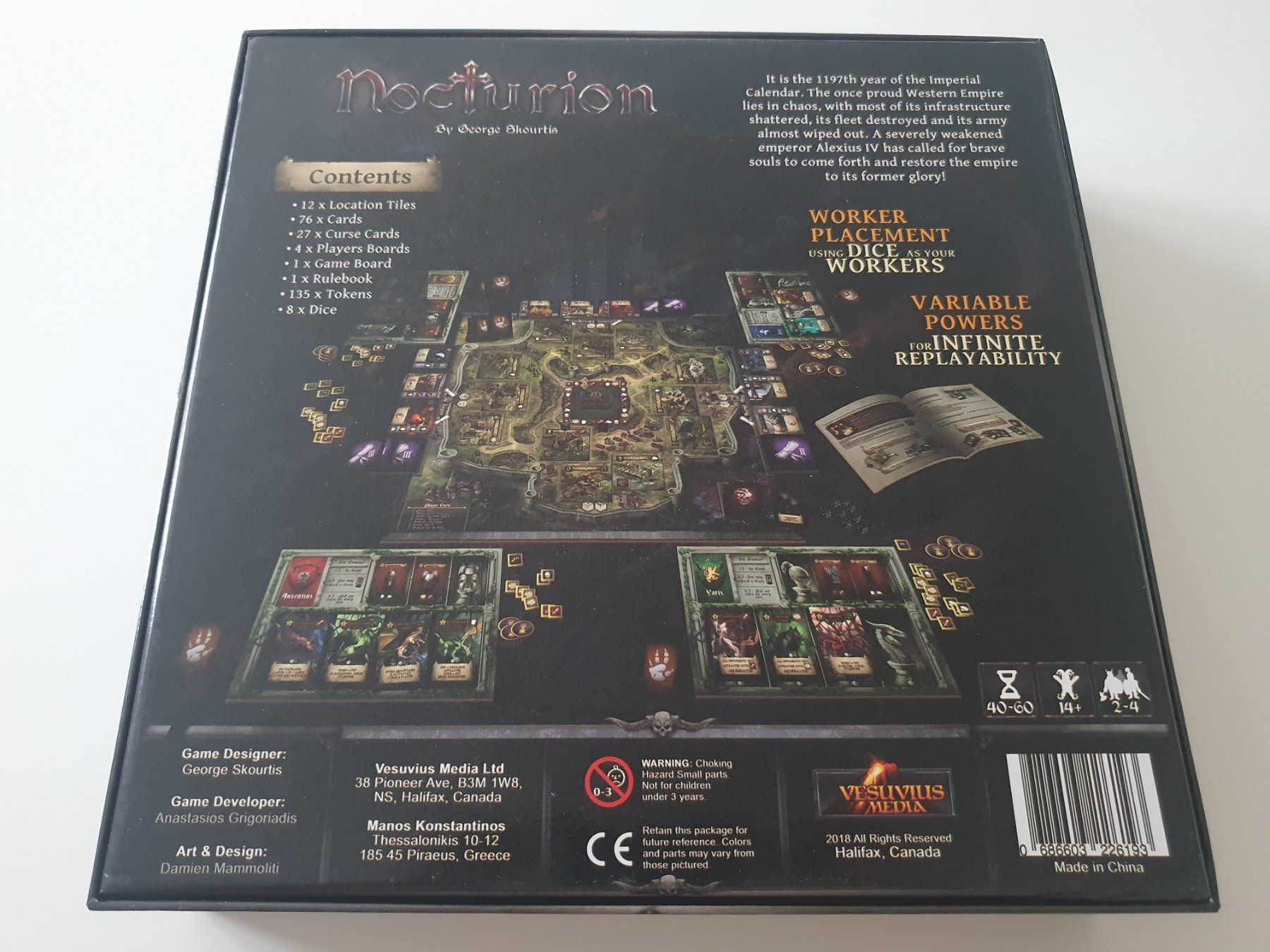 Giochi: Nocturion (Kickstarter edition) – Nuovo (secondo la descrizione) da Puidoux venduto da Svreber 1