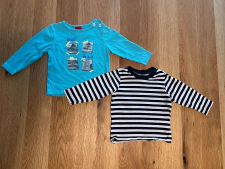 2 Langarmshirts S.Oliver und H&M Grösse 68