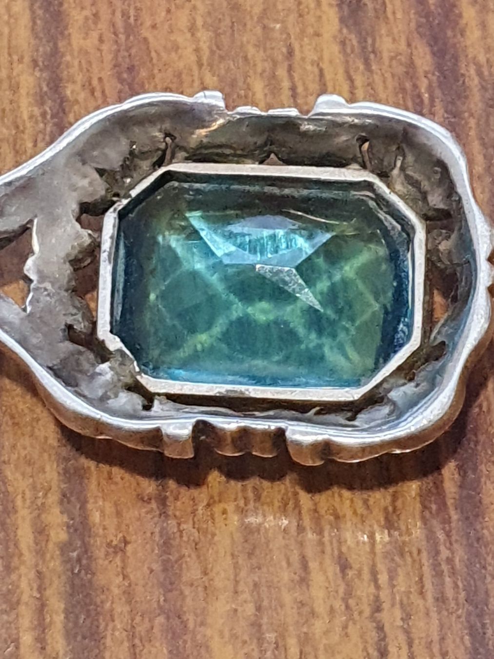 Anhänger: Lieblicher Jugendstil Silber-Anhänger mit Gablonz-Stein – Gebraucht aus Wohlen AG von palmsprings 5