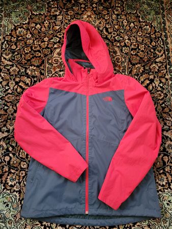 The North Face Regenjacke, Gr. XL Pink/Grau