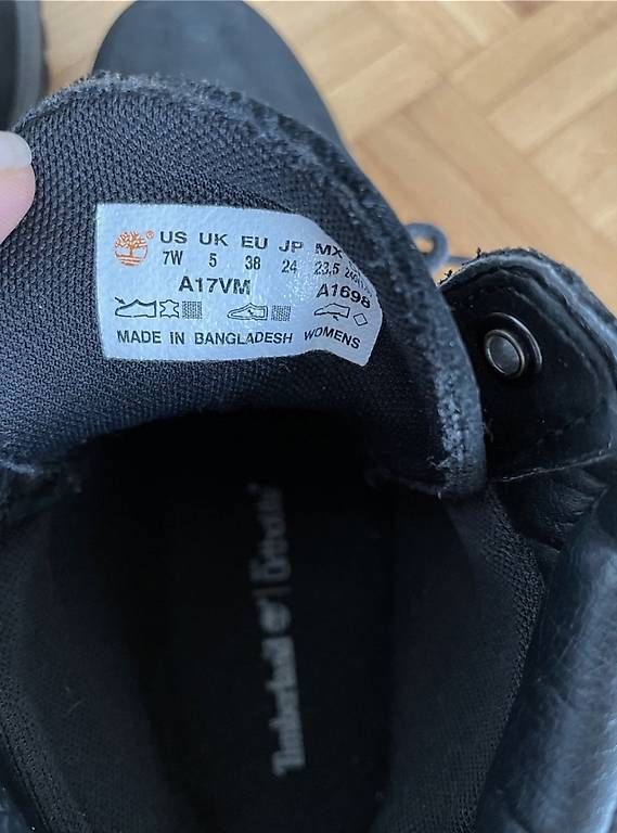 Timberland Chaussures hommes: Timberland Gr. 38 Schwarz – D'occasion à Neukirch (Egnach) par JTSilvana 2