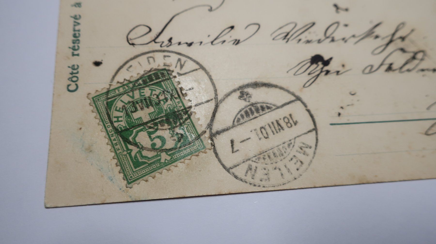 Cartoline postali: Gruss aus Heiden 1901 – Usato da Cormoret venduto da Pascalll2001 6