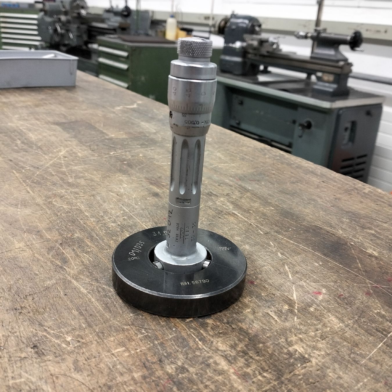 Tesa Misurare: Innenmikrometer 30-35 TESA mit Prüfring, Messwerkzeug, Tesa – Usato da Leimbach AG venduto da Heiliger_Bam_Bim 4