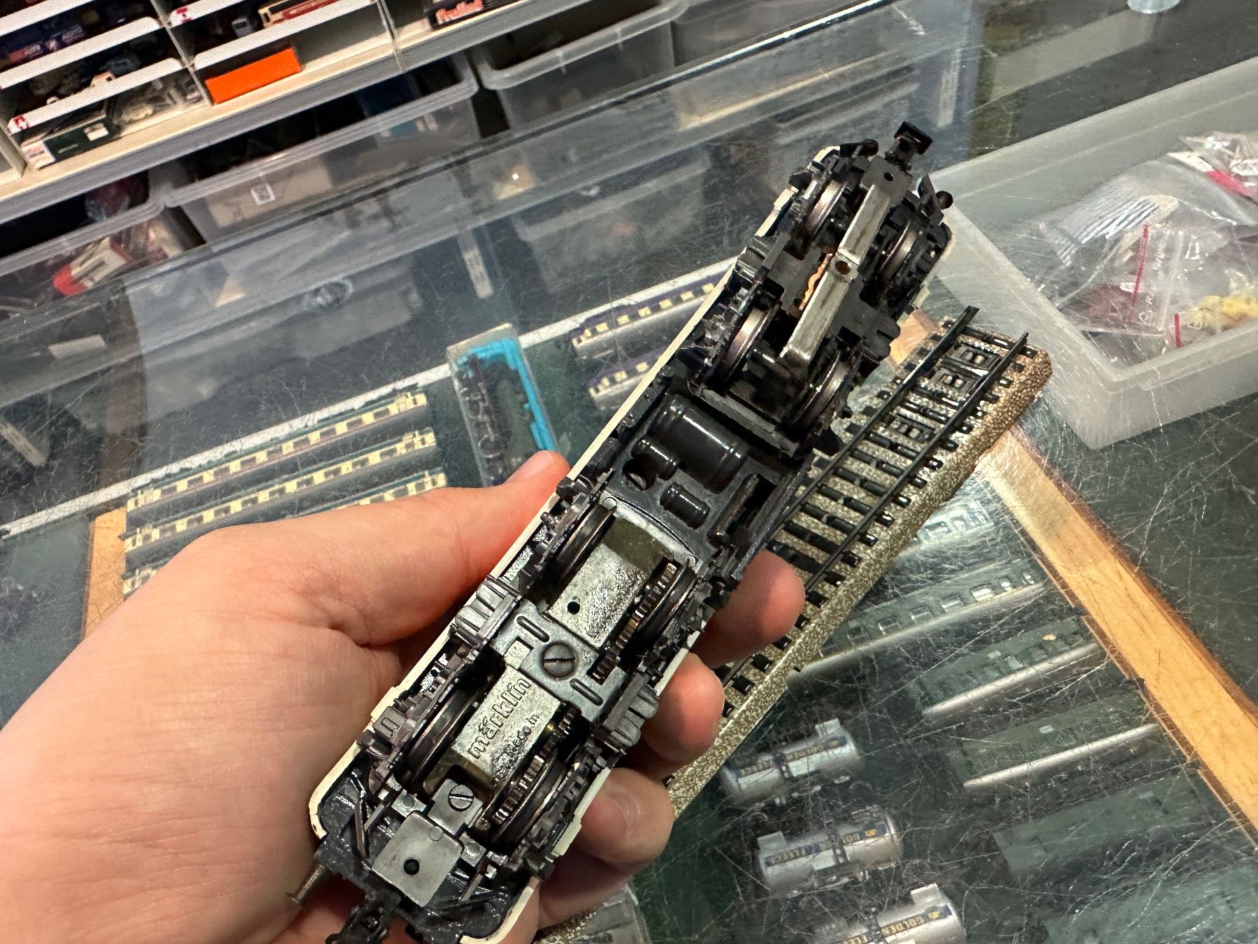 Märklin Modellini di ferrovie: Märklin 3155 Br 111 AC Analog DB Good Condition – Usato da Chiasso venduto da Carrara-Modellismo 6