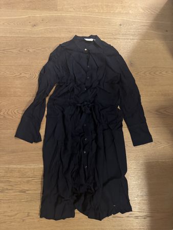 Tommy Hilfiger Navy Shirt Dress - size 38 - Autumn Must Have