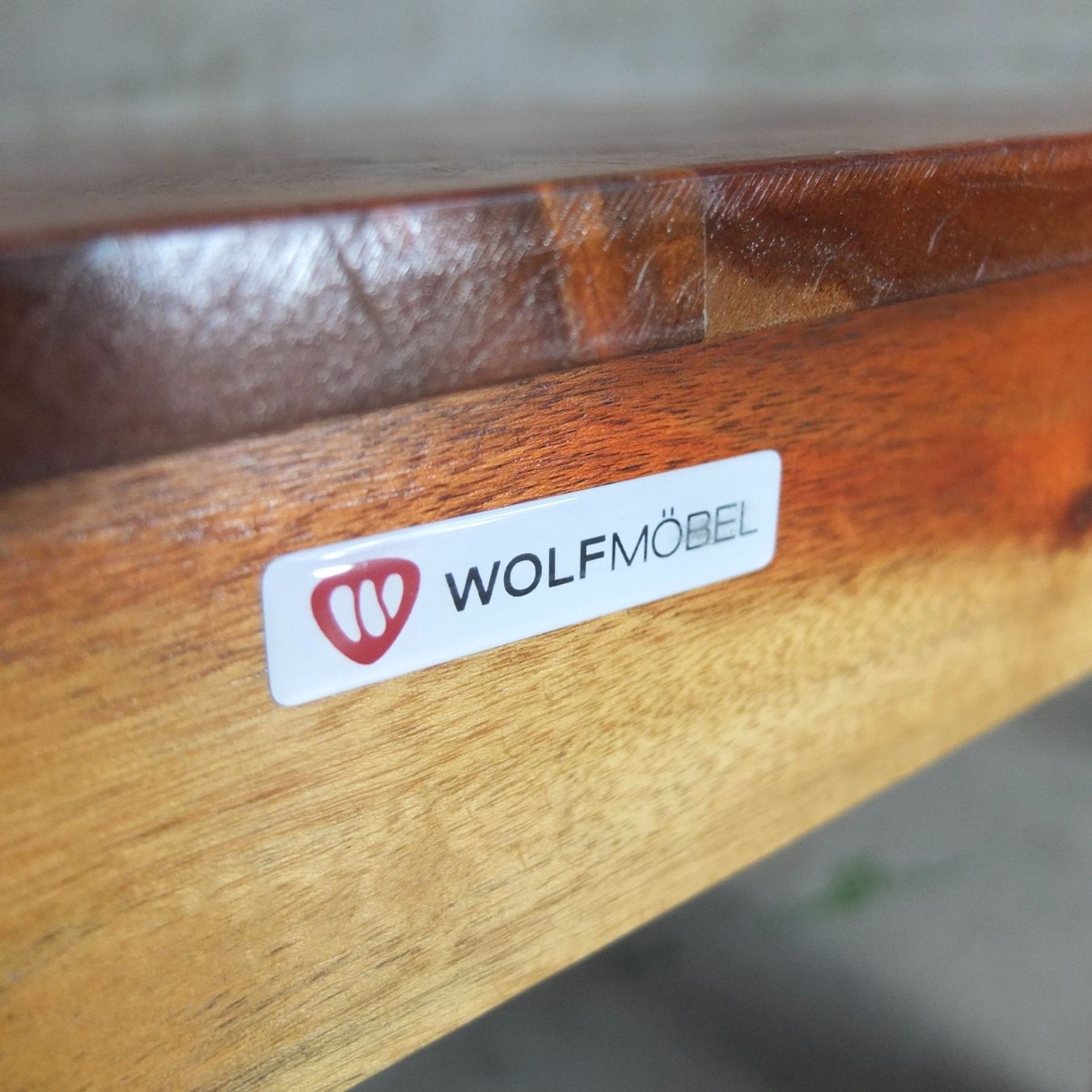 Tavoli: Wolf Möbel Couchtisch aus Akazienholz – Usato da Basel venduto da Brocki-auf-dem-Wolf 8