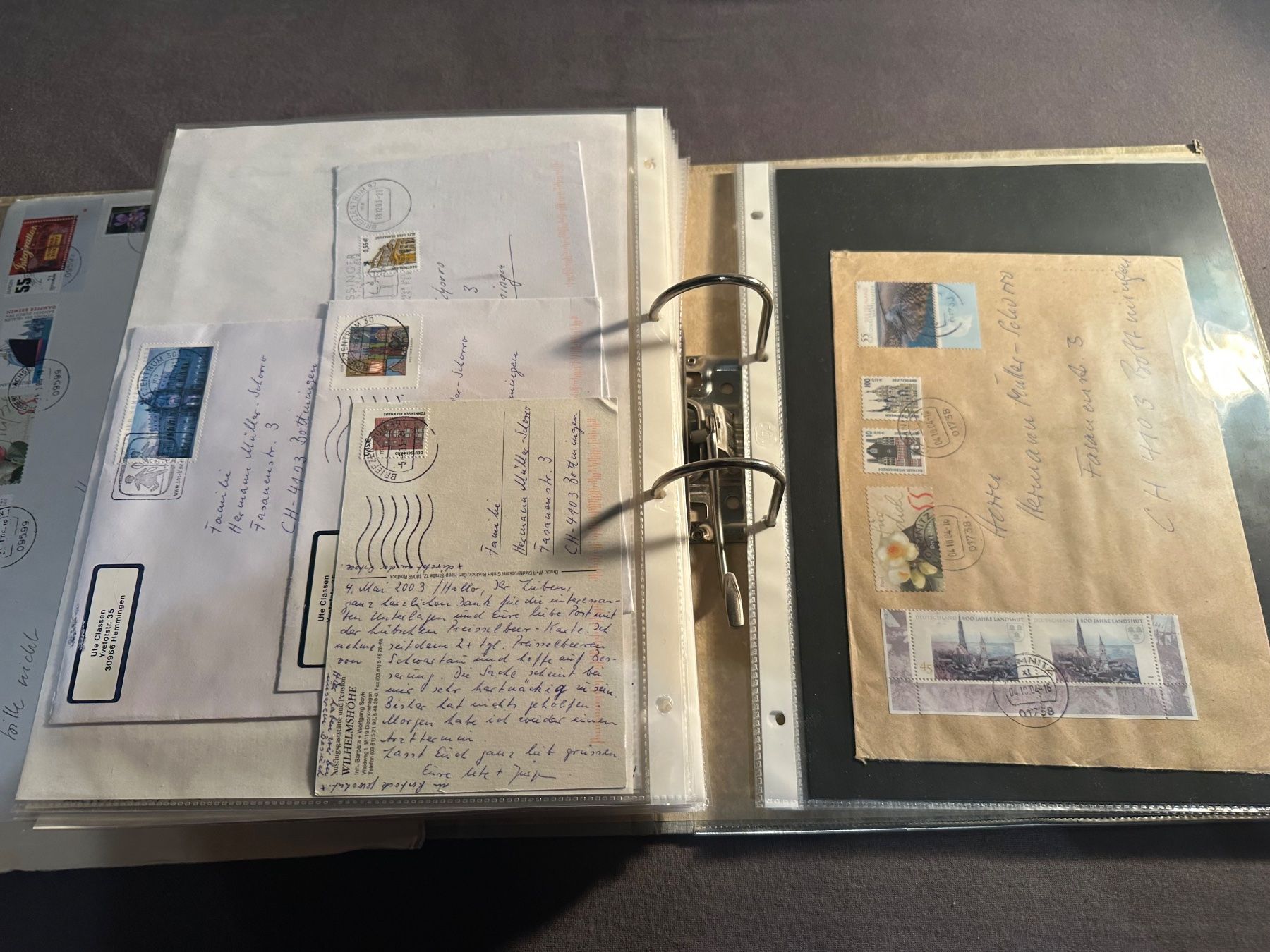 Alle Briefmarken: Sammlung Briefe Deutschland – Gebraucht aus Stettfurt von 2442 7