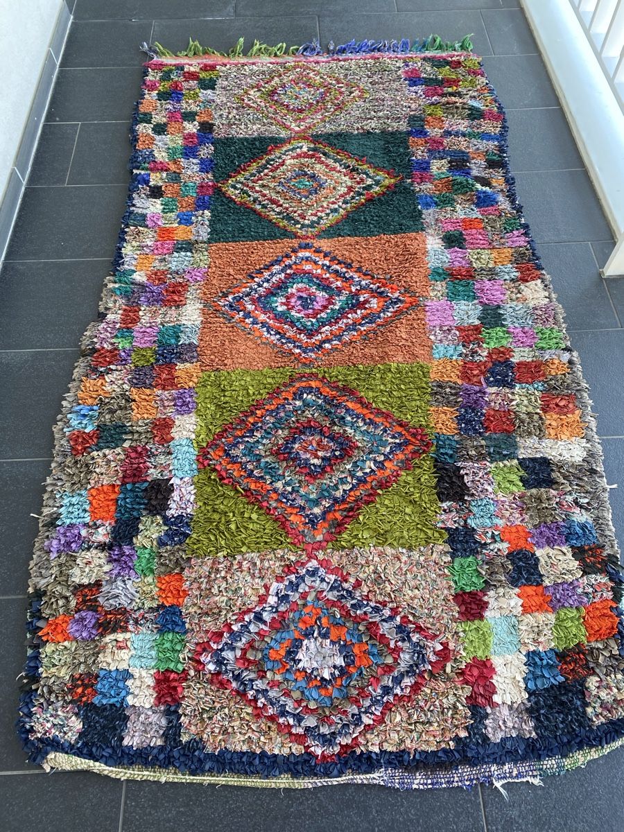 Tappeti: Teppich Marokko Vintage Boucharouite – Usato da Zürich venduto da Padmanabhan