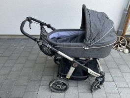 Hartan Kinderwagen Racer GTX, anthrazit, viel Zubehör