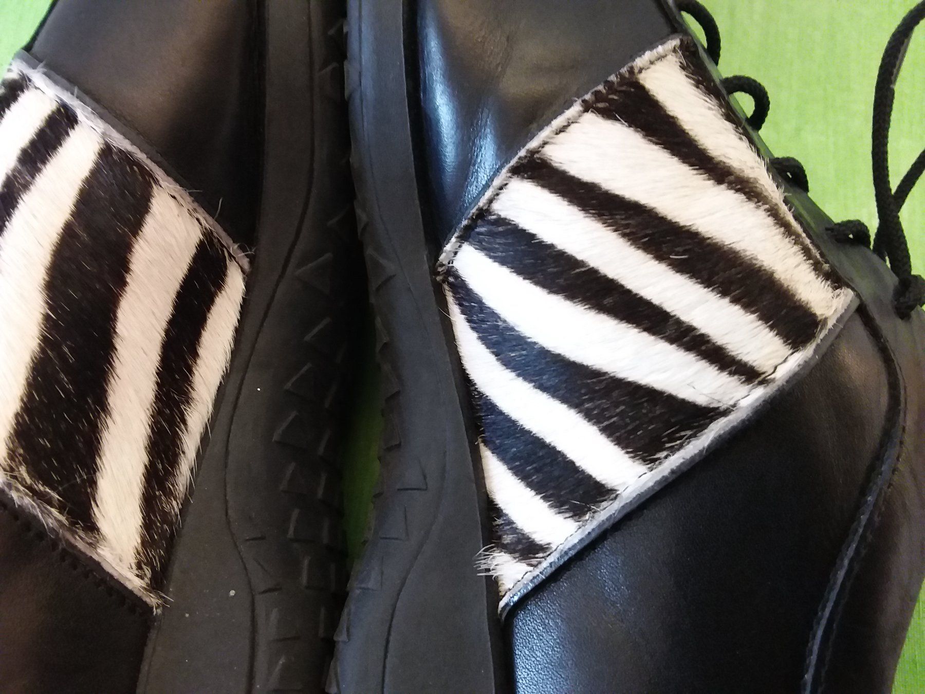 Damenschuhe: Leder Halbschuhe "Zebra design" Gr 39,5 – Gebraucht aus Uitikon Waldegg von Risibisi7 4