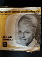 Vinyl Single Heidi Brühl Wir wollen niemals auseinandergehn