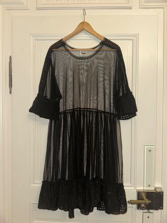 Schwarzes Tunika Kleid von My Twin Twinset Gr one size