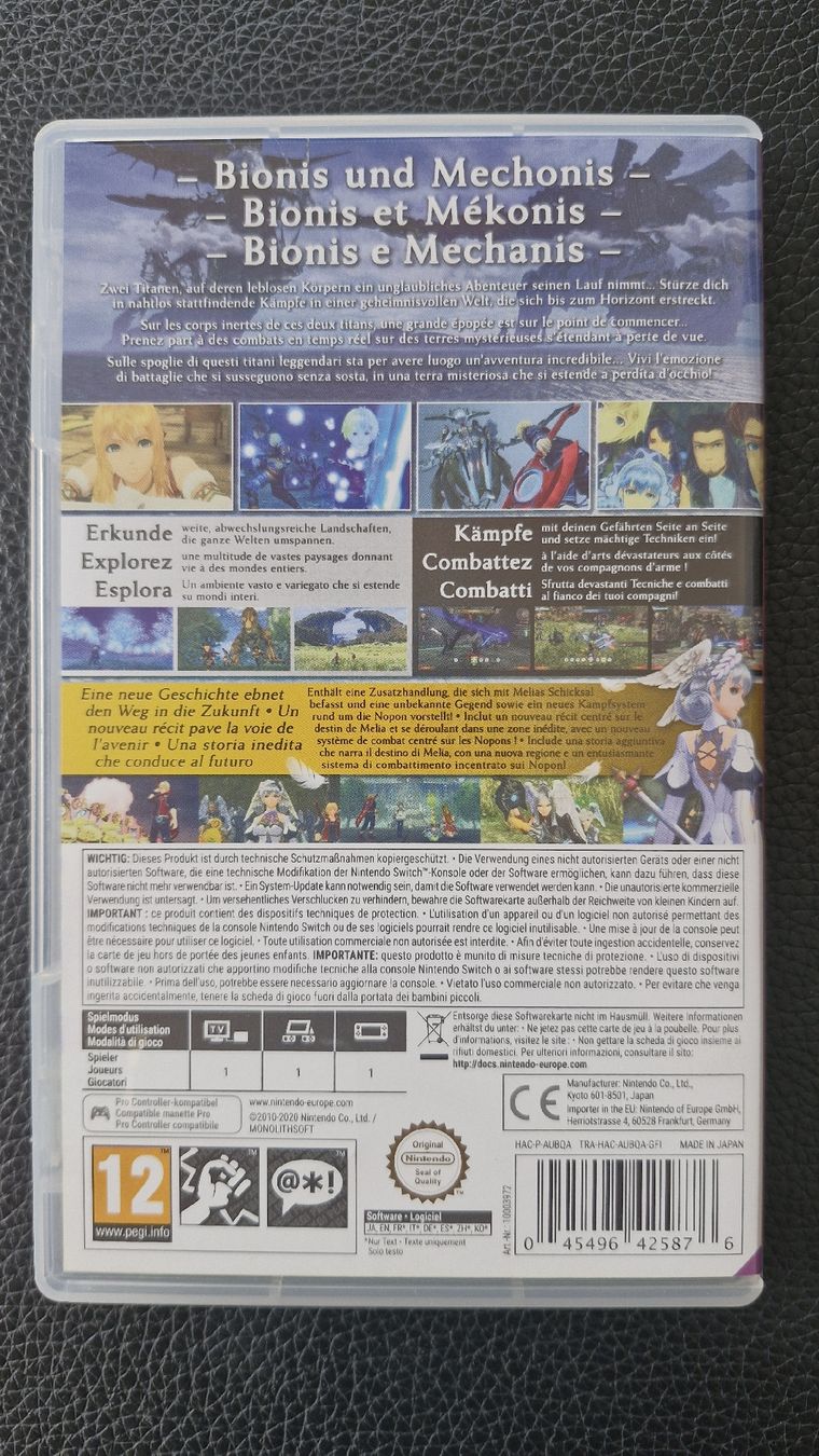 Nintendo Spiele: Xenoblade Chronicles Definitive Edition - Nintendo Switch – Neu (gemäss Beschreibung) aus Cortaillod von tul_66w9 1