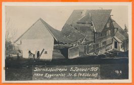 EGGERSRIET/SG - Sturmkatastrophe v. 5. Jan. 1919