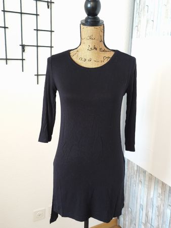 schwarzes Tunika Kleid Gr.S von Chicorée 