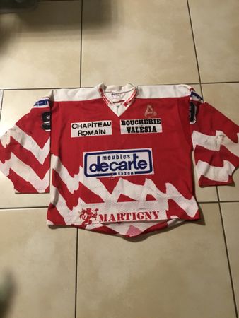 Maillot Trikot Maglia HC Martigny NUSSBERGER Match