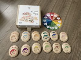 Jeu éducatif en bois PlanToys "My Mood Memo" / Émotions 