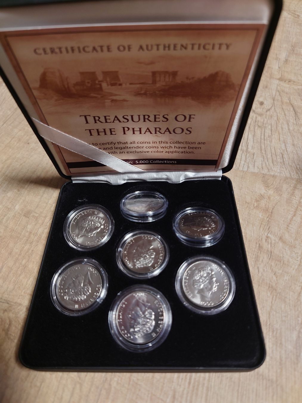 Tutti le monete: Collection de pièces trésor des pharaons – Nuovo e nell'imballaggio originale da Domdidier venduto da morgs01 1