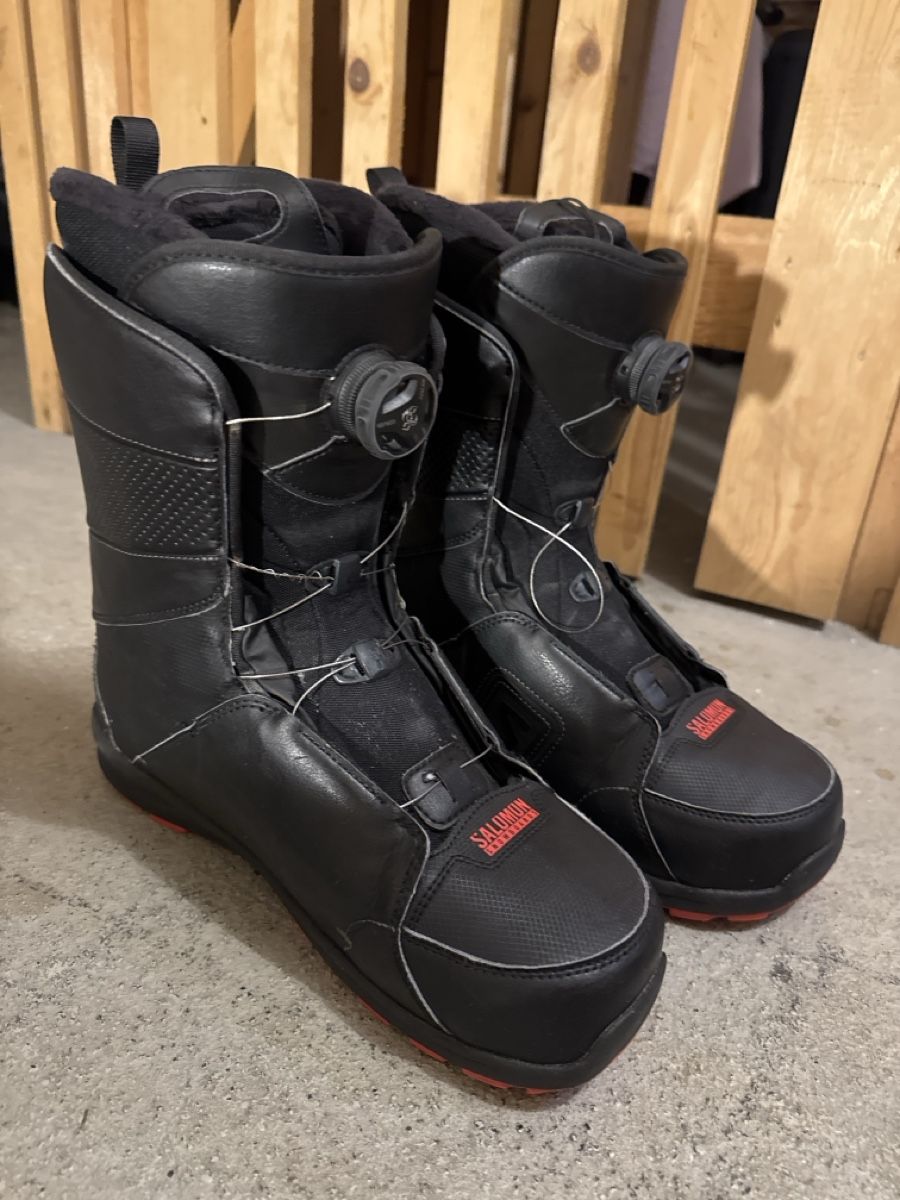 Salomon Scarpe da uomo: Snowboardschuhe Gr. 48, BOA Boots – Difettoso da Schliern b. Köniz venduto da amo_lln9