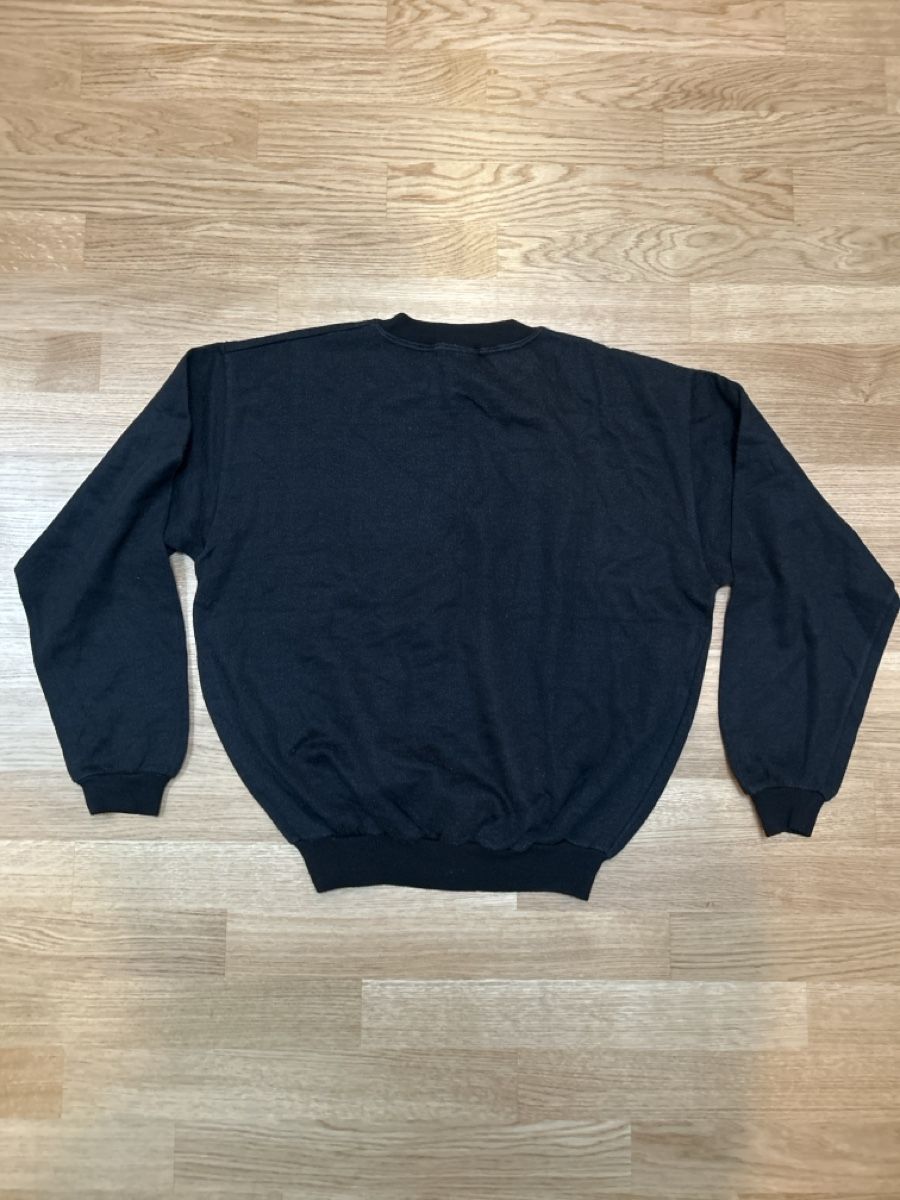 Maglioni & Felpe: Retro Pullover schwarz mit Logo Grösse L guter Zustand – Usato da Luzern venduto da ThrowbackVintage 2