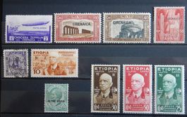 Italien Kolonien Lot mit alten Werten