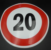 8 x Geschwindigkeitskleber 20 Km/h, N23m