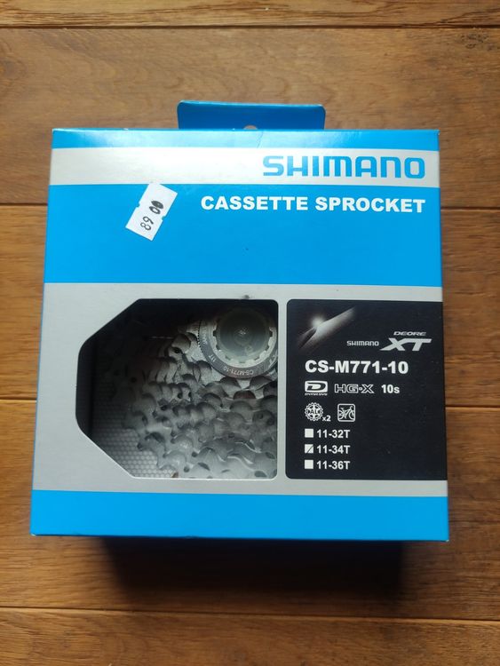 Cassettes Pignons XT CS-M771-10 10V 11-34 SH-ICSM77110134 SHIMANO