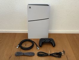 Sony PlayStation 5 Slim Disc Edition 1 TB - Kabel/Controller