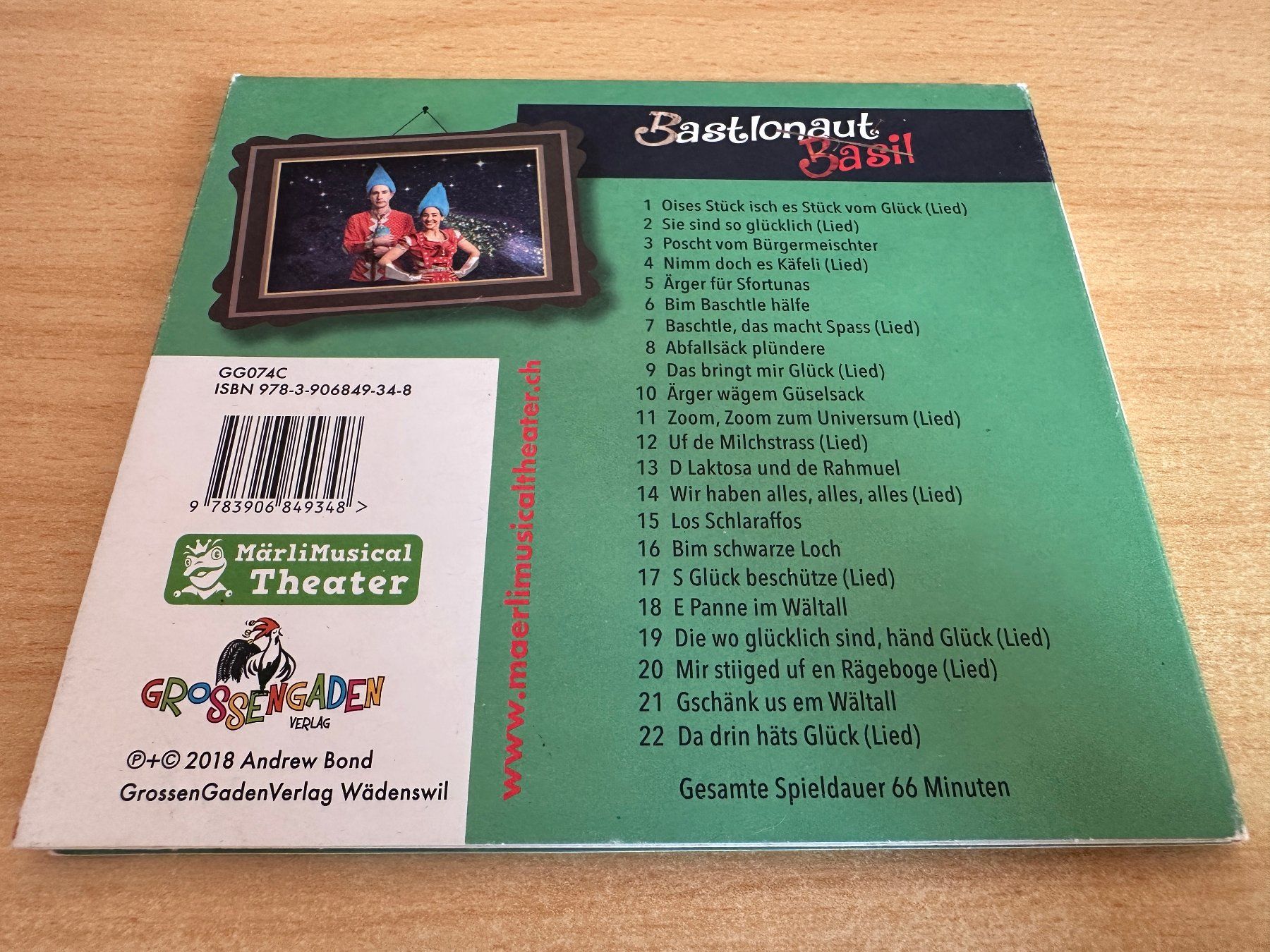 CD: Andrew Bond - Bastlonaut Basil Und Das Grosse Glück – Usato da Rikon im Tösstal venduto da Alpenmutz 1