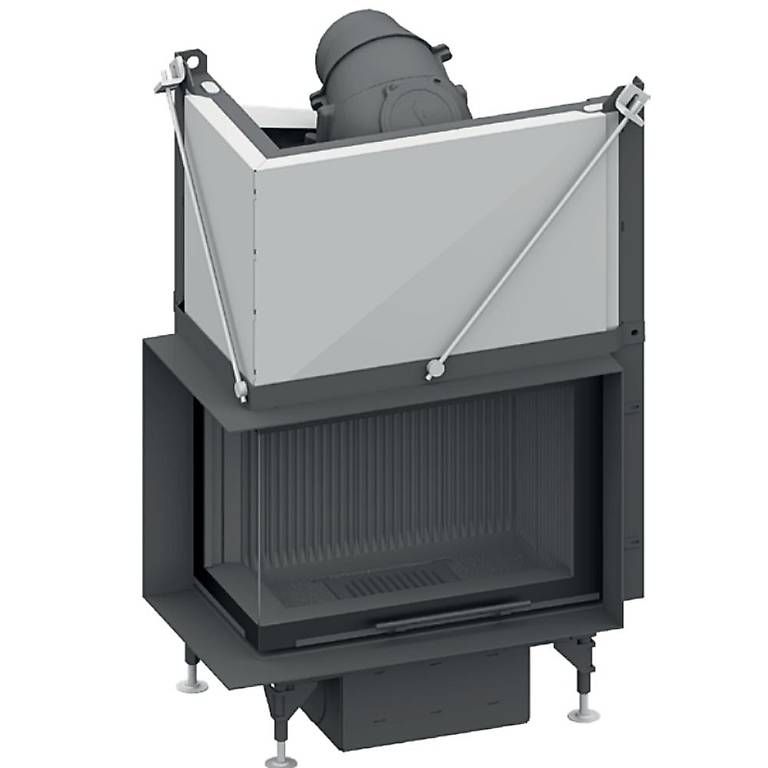 Camini: Cheminee EVO vom Camina Schmid schwarz & weiss – Usato da Wattenwil venduto da Peterofenbau 1