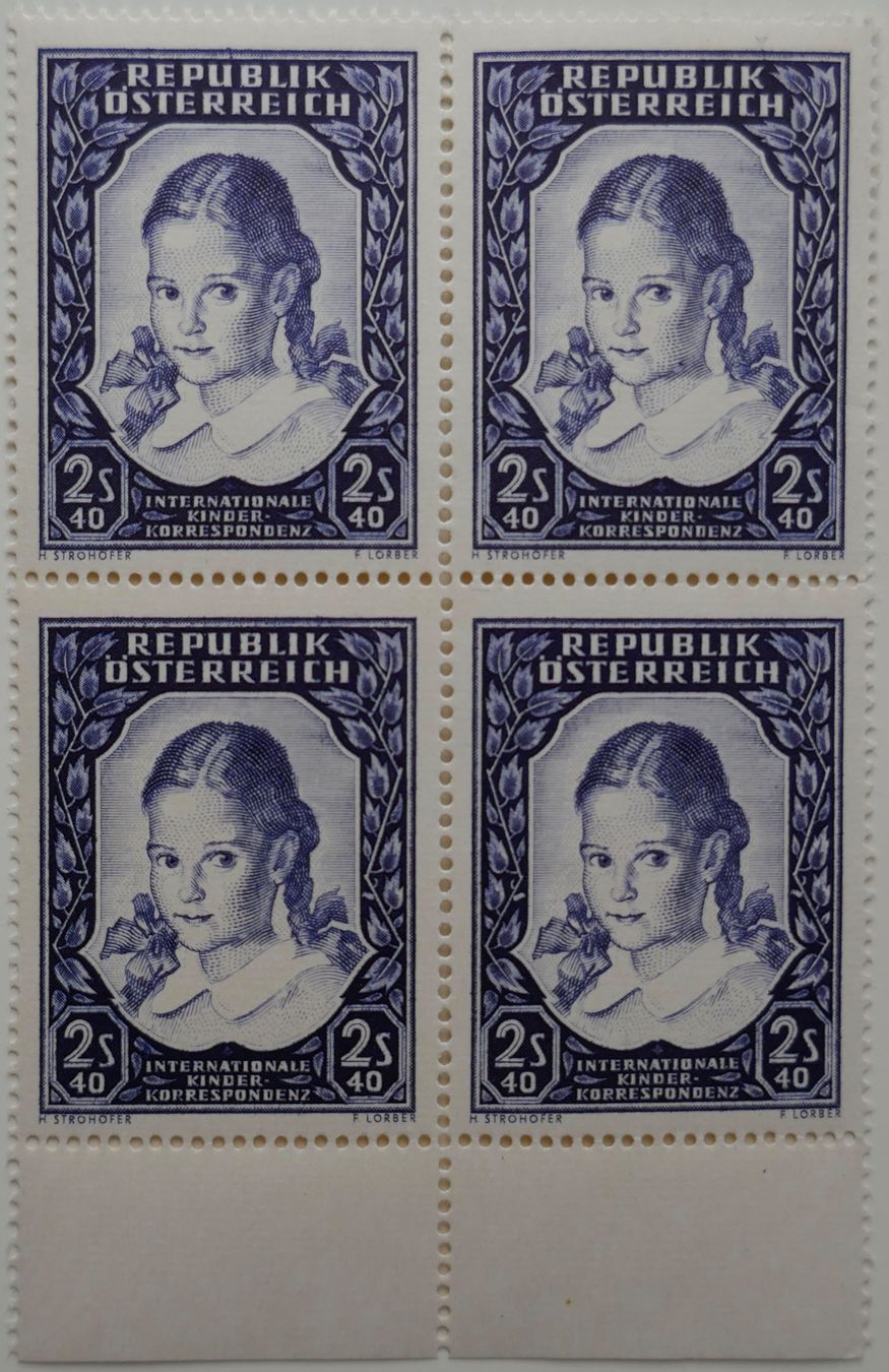 Alle Briefmarken: Kleinlot Österreich postfrisch** 1952/53 – Neu (gemäss Beschreibung) aus Möhlin von PHILABARTIS 5